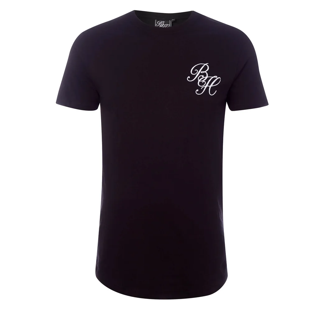 Beck & Hersey Men's Embroidered Classic Logo T-Shirt - Black - S - Black Image 1