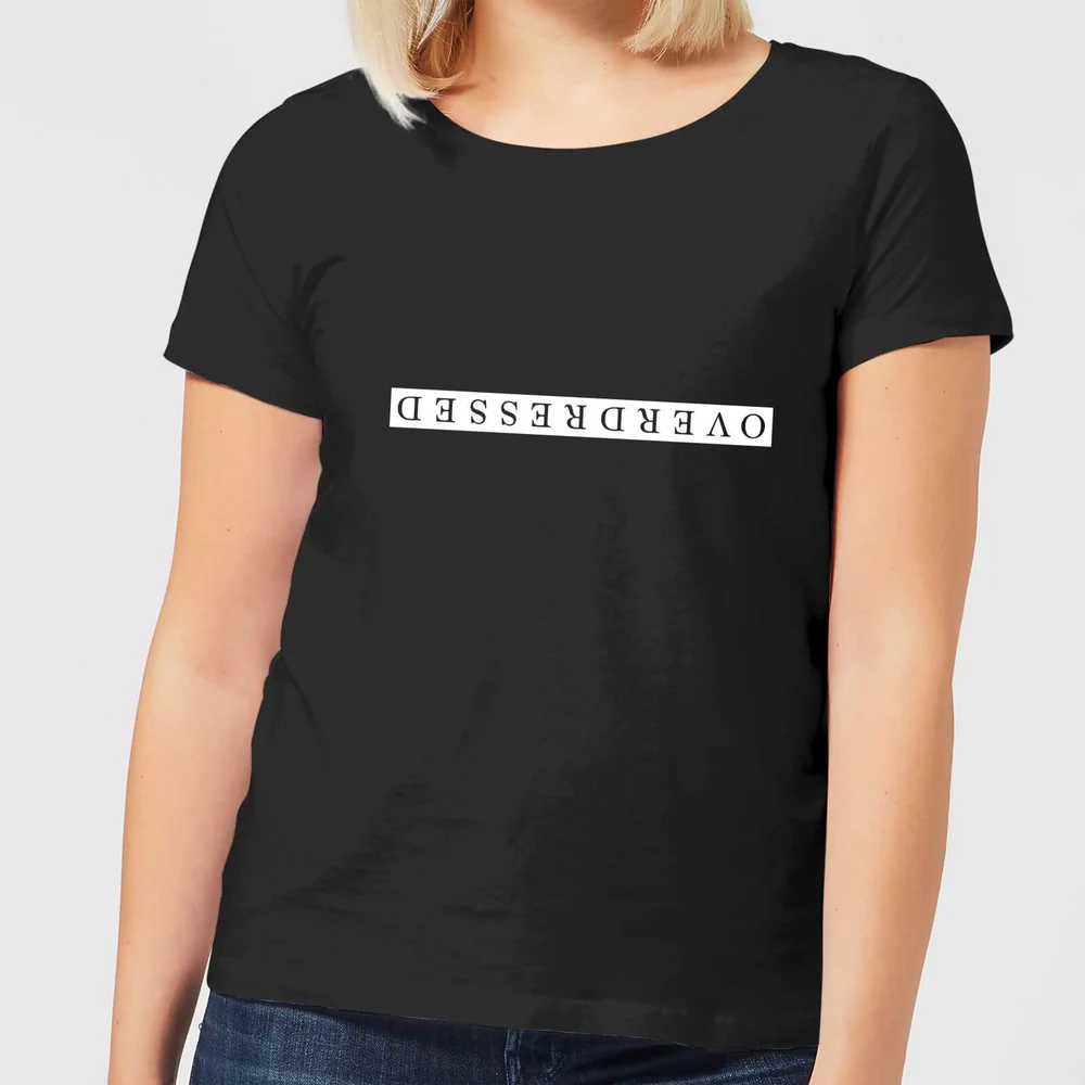 Overdressed White Women's T-Shirt - Black - S Image 1