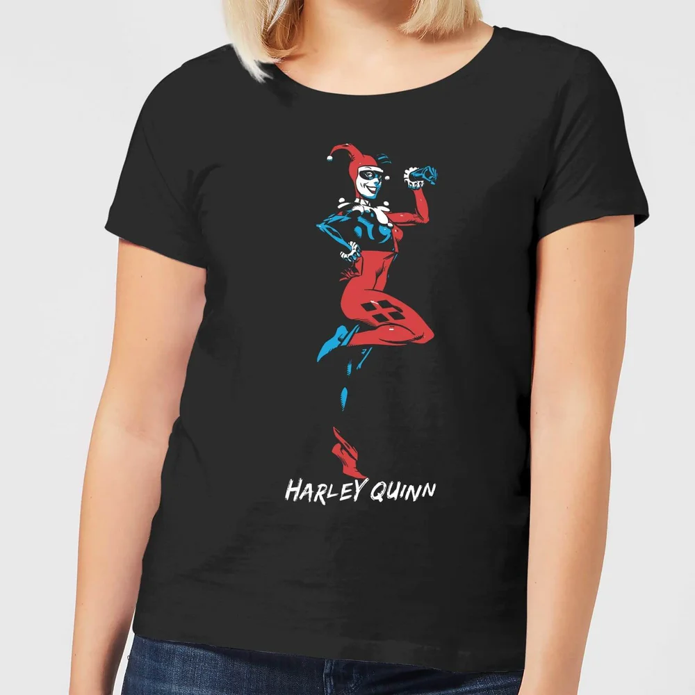 DC Comics Batman Harley Quinn Posing Women's T-Shirt - Black - 3XL Image 1