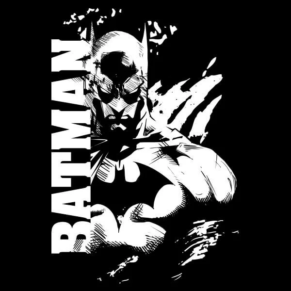 DC Comics Batman Urban Split Women's T-Shirt - Black