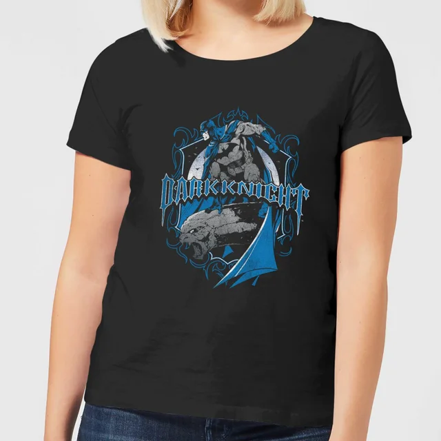 DC Comics Batman DK Knight Shield Women's T-Shirt - Black