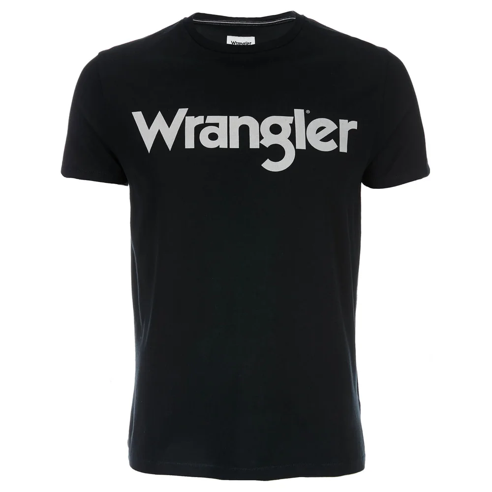 Wrangler Men's Logo T-Shirt - Black - S - Black Image 1