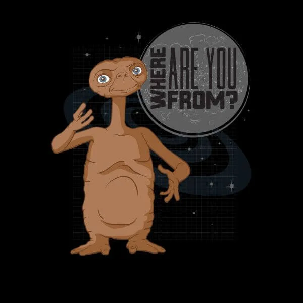 ET Where Are You From Women's T-Shirt - Black