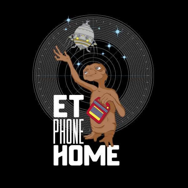 E.T. Phone Home Sweatshirt - Black