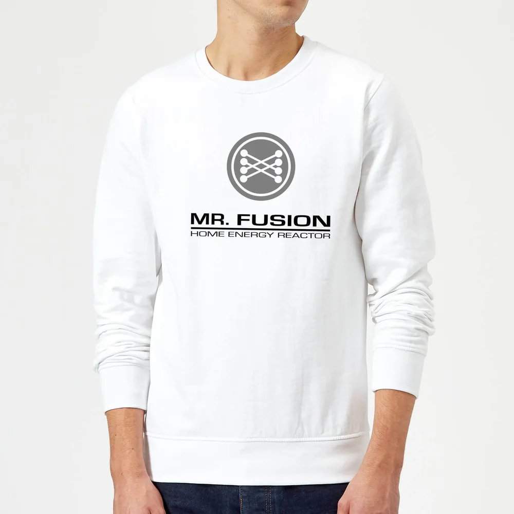 Back To The Future Mr Fusion Sweatshirt - White - L Image 1