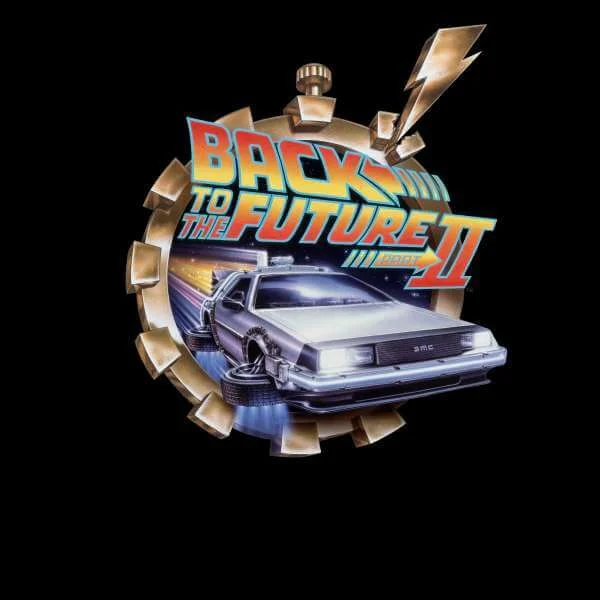 Back To The Future Clockwork Sweatshirt - Black