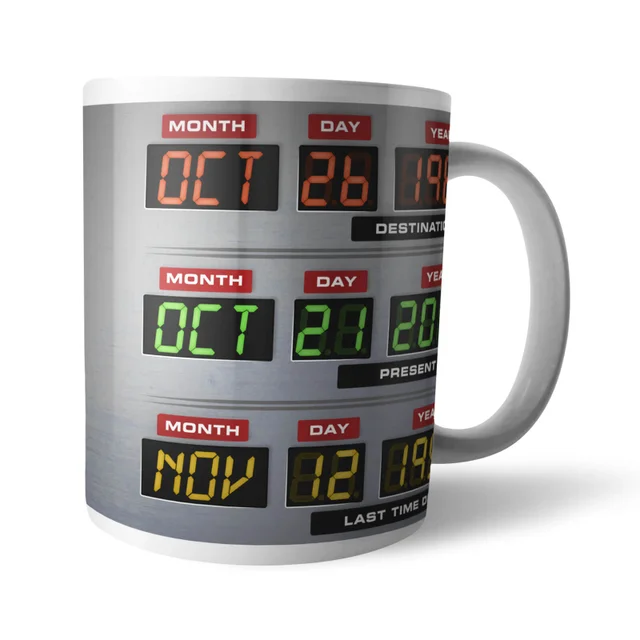 Back To The Future Destination Time Mug