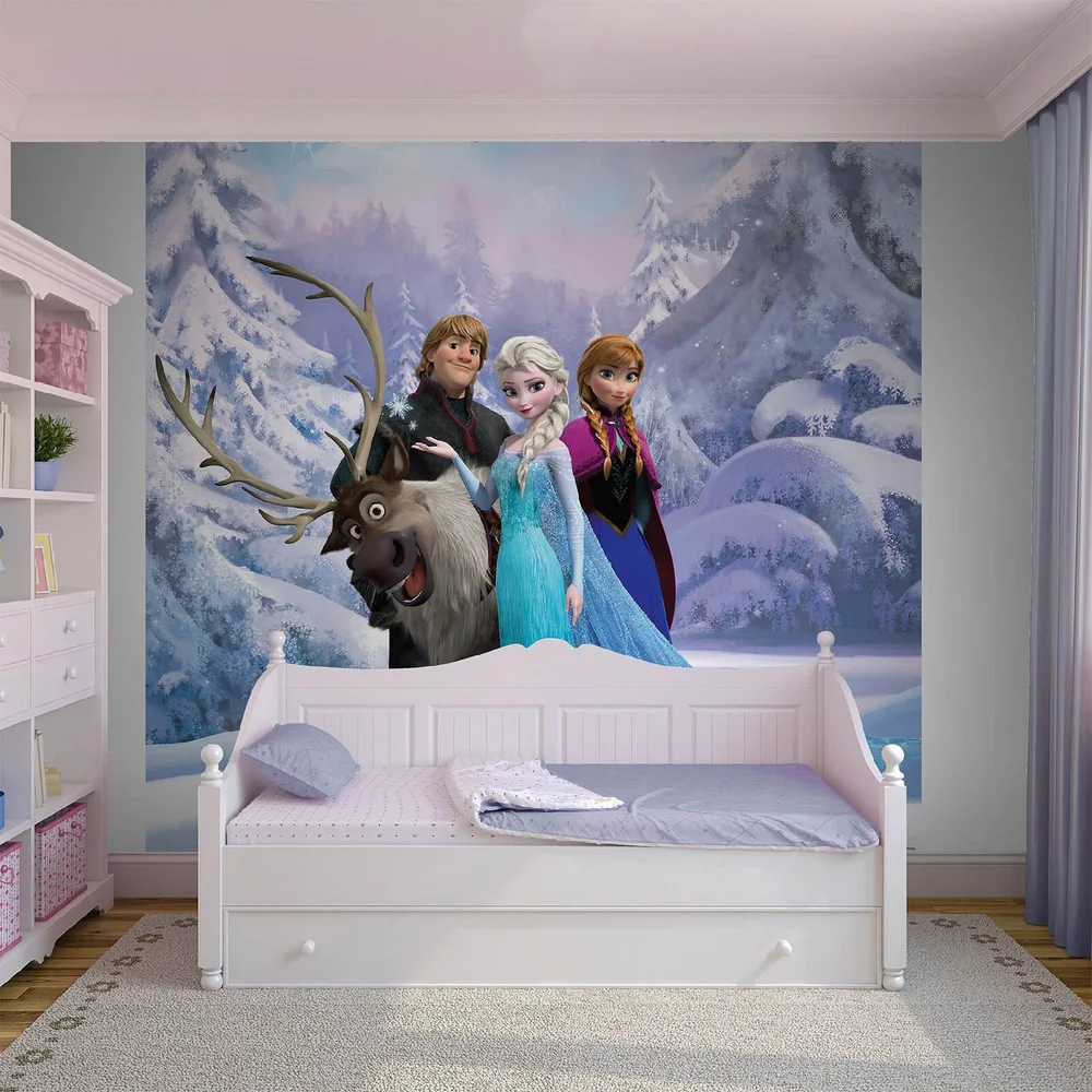 Disney Frozen Group Hug Wall Mural Image 1