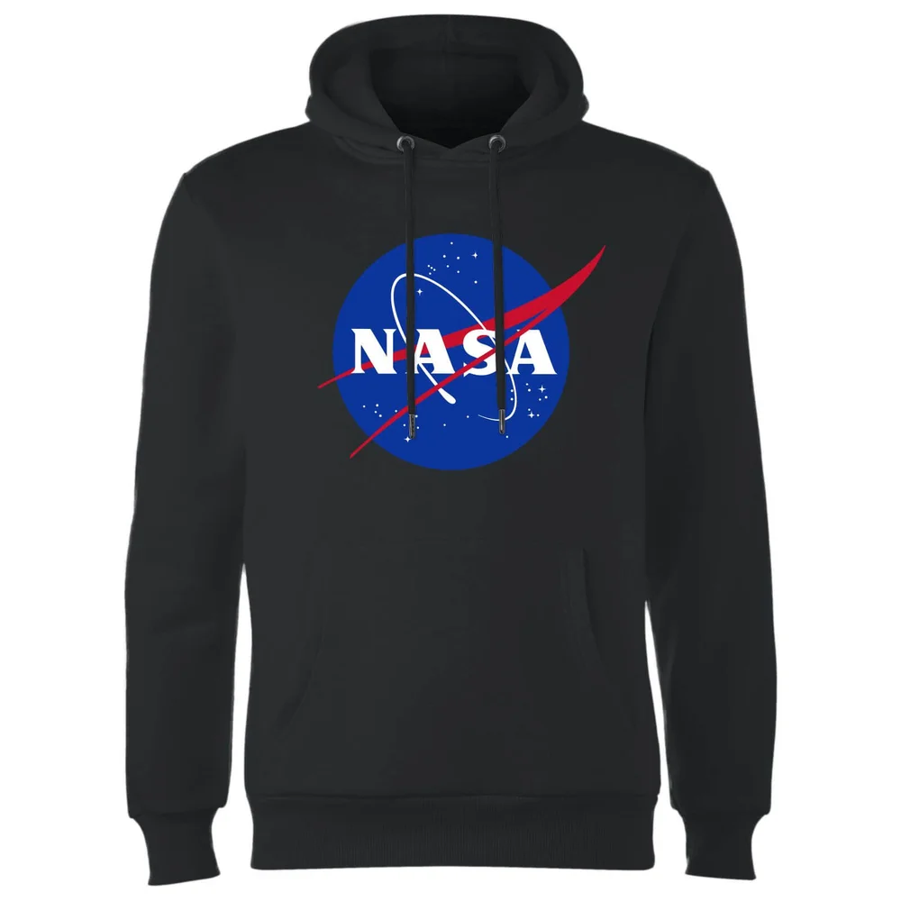 NASA Logo Insignia Hoodie - Black - S Image 1