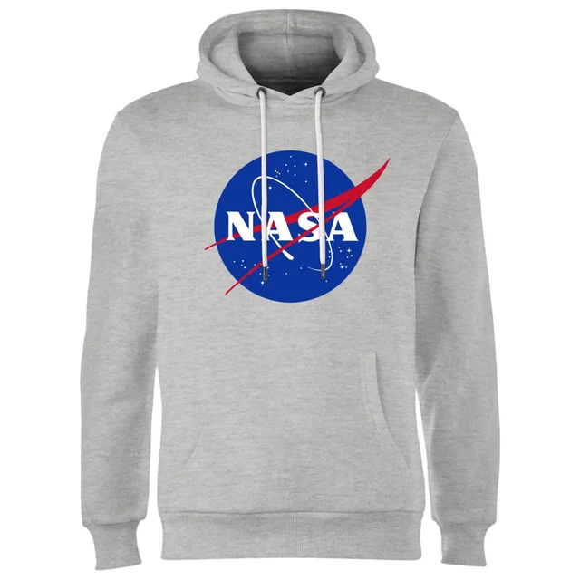 NASA Logo Insignia Hoodie - Grey