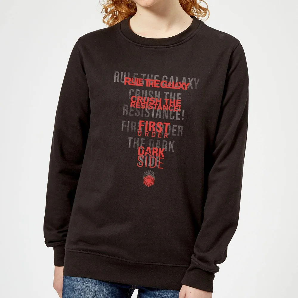 Star Wars Dark Side Echo Black Women's Sweatshirt - Black - S Image 1