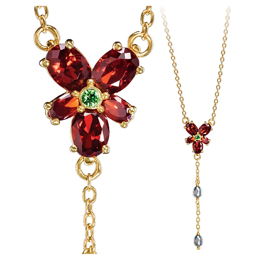 Harry Potter Hermione Granger's Red Crystal Replica Necklace Image 1