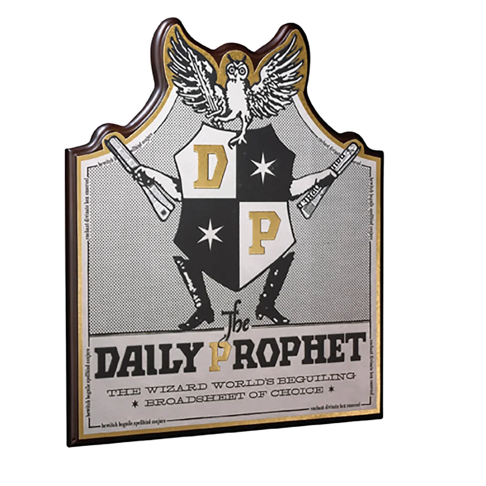 Harry Potter Daily Prophet Wall Plaque Image 1