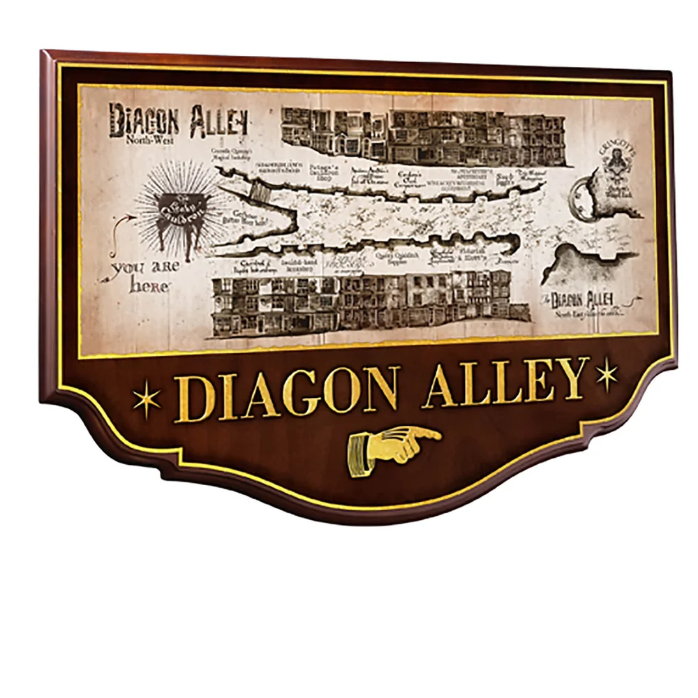 Harry Potter Diagon Alley Wall Plaque Image 1