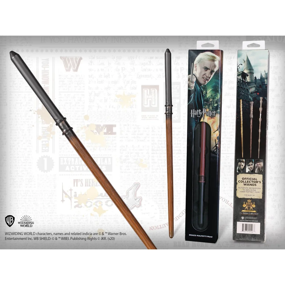 Harry Potter Draco Malfoy's Wand with Window Box Image 1