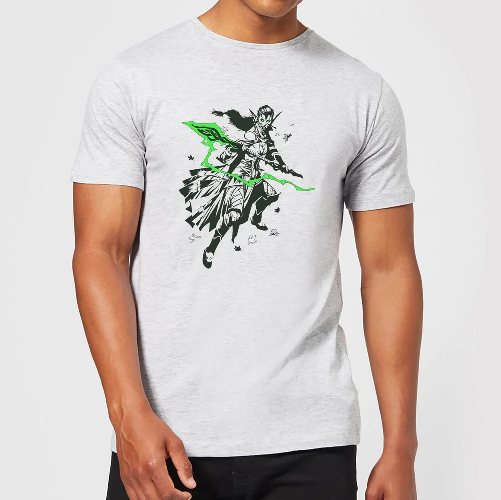 Magic The Gathering Nissa Character Art T-Shirt - Grey - S Image 1