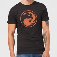Magic The Gathering Mana Red T-Shirt - Black