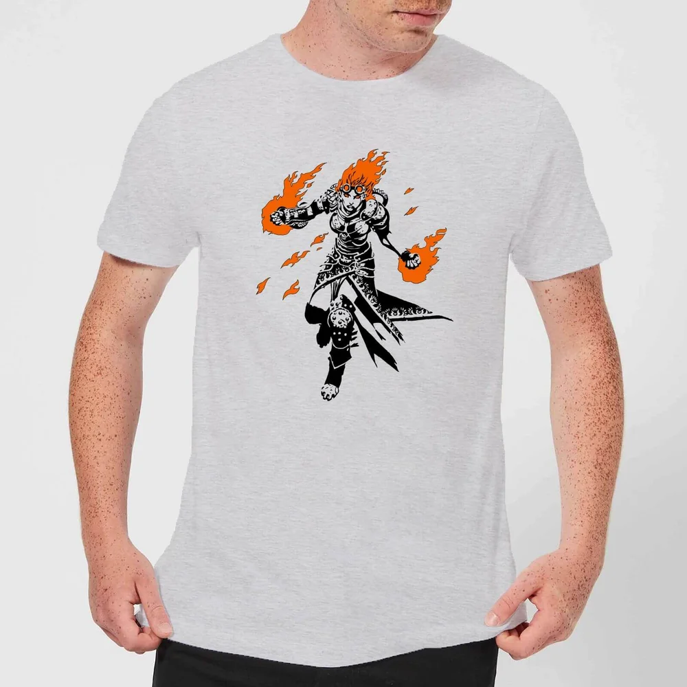 Magic The Gathering Chandra Character Art T-Shirt - Grey - S Image 1