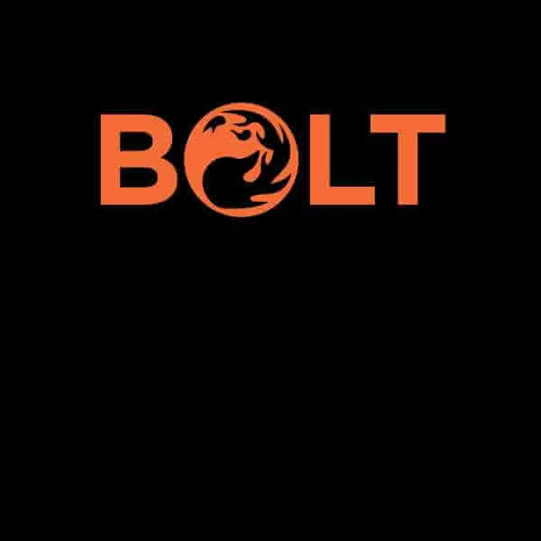 Magic The Gathering Bolt T-Shirt - Black