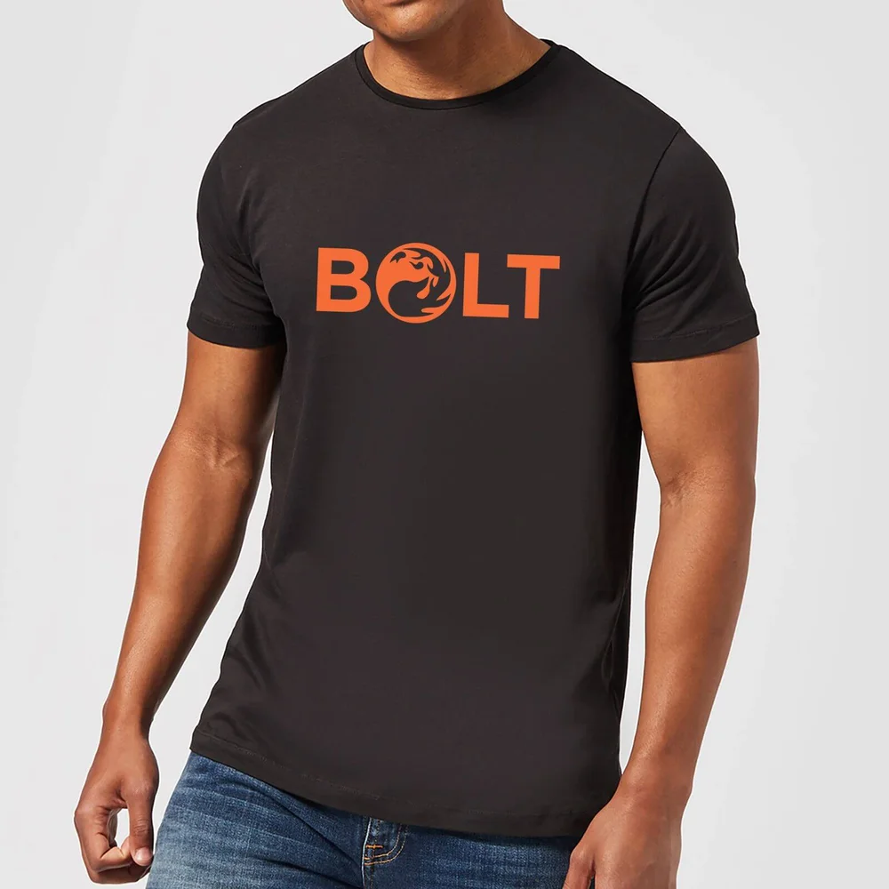 Magic The Gathering Bolt T-Shirt - Black - S Image 1