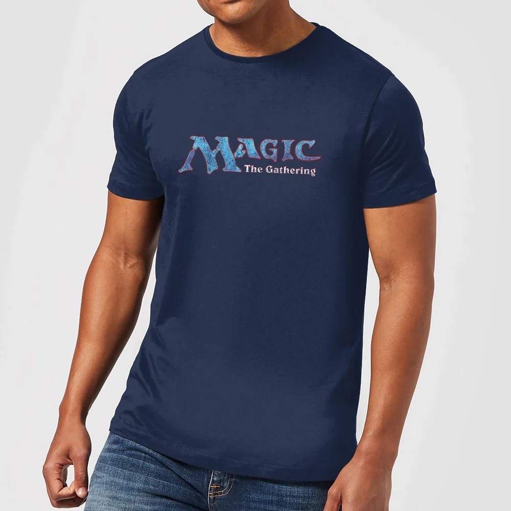 Magic The Gathering 93 Vintage Logo T-Shirt - Navy - S Image 1