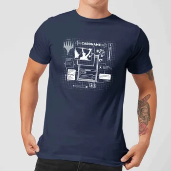 Magic The Gathering Card Grid T-Shirt - Navy
