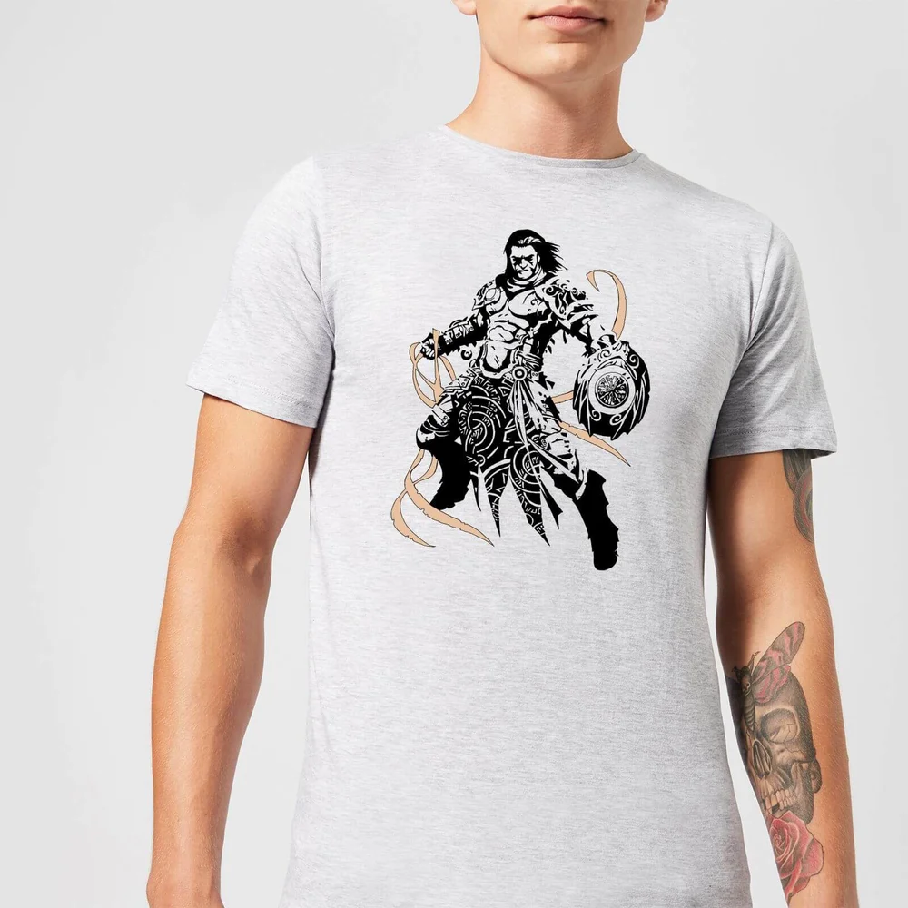 Magic The Gathering Gideon Character Art T-Shirt - Grey - S Image 1