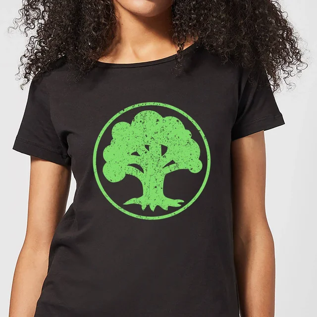 Magic The Gathering Mana Green Women's T-Shirt - Black