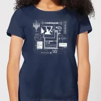 Magic The Gathering Card Grid Women's T-Shirt - Navy - undefined undefined
