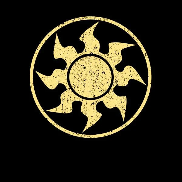 Magic The Gathering Mana White Women's T-Shirt - Black