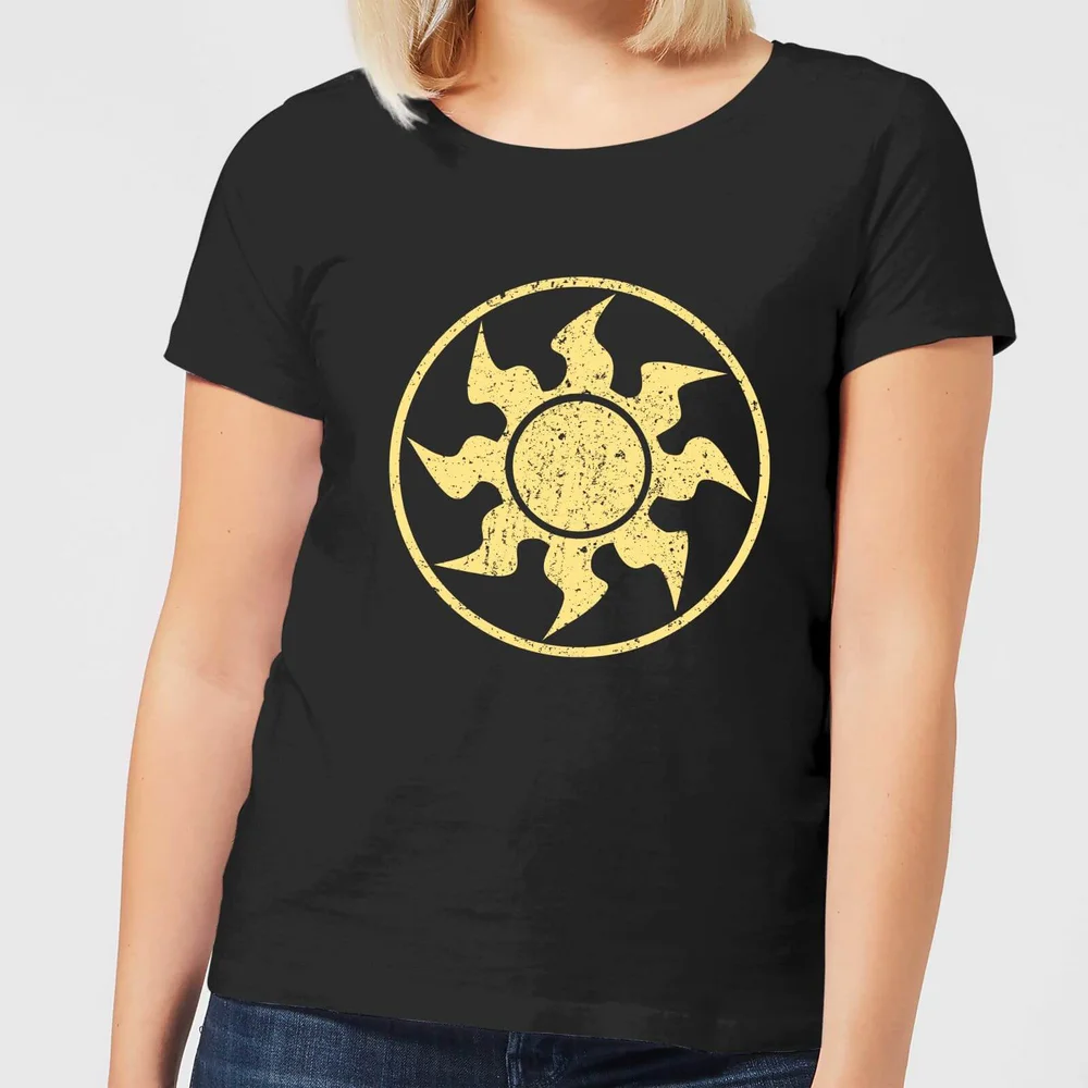 Magic The Gathering Mana White Women's T-Shirt - Black - S Image 1