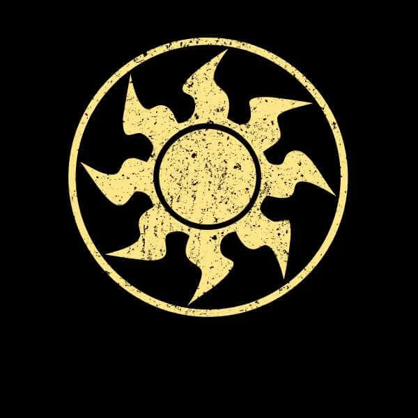 Magic The Gathering Mana White Sweatshirt - Black