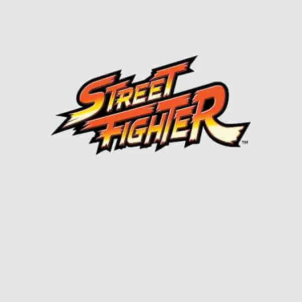 Street Fighter Logo Men's T-Shirt - Grey