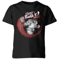 Street Fighter RYU Sketch Kids' T-Shirt - Black - undefined undefined