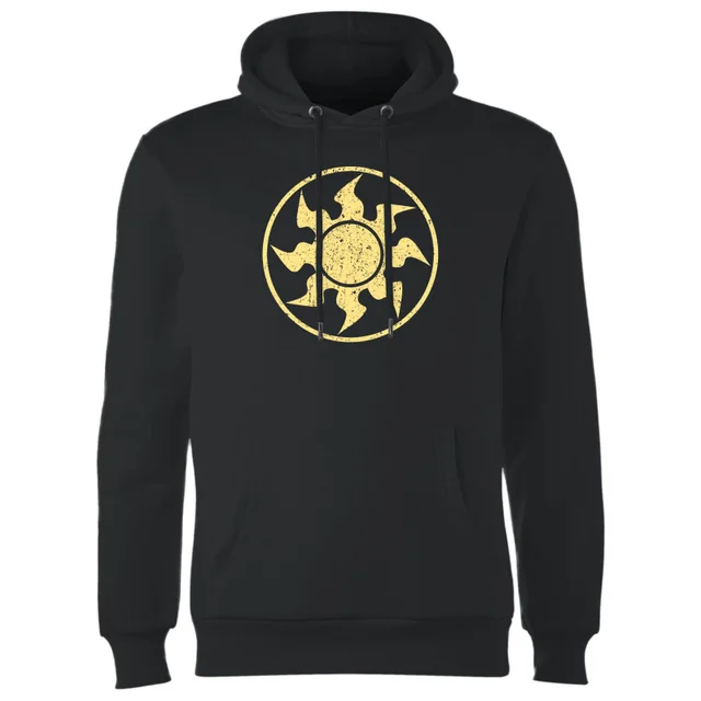 Magic The Gathering Mana White Hoodie - Black
