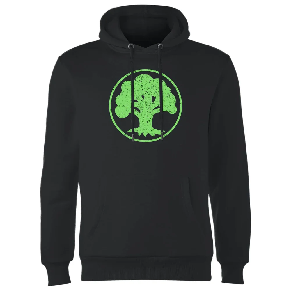 Magic The Gathering Mana Green Hoodie - Black - S Image 1