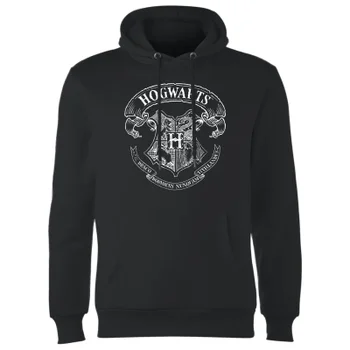 Harry Potter Hogwarts Crest Hoodie - Black