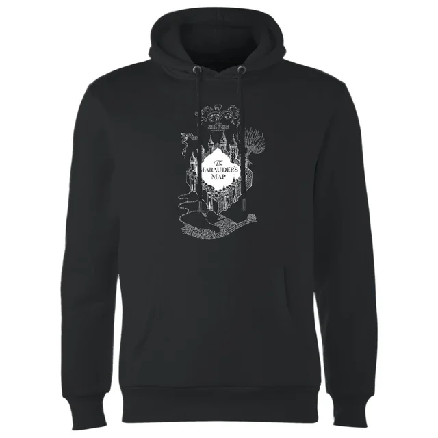 Harry Potter The Marauder's Map Hoodie - Black