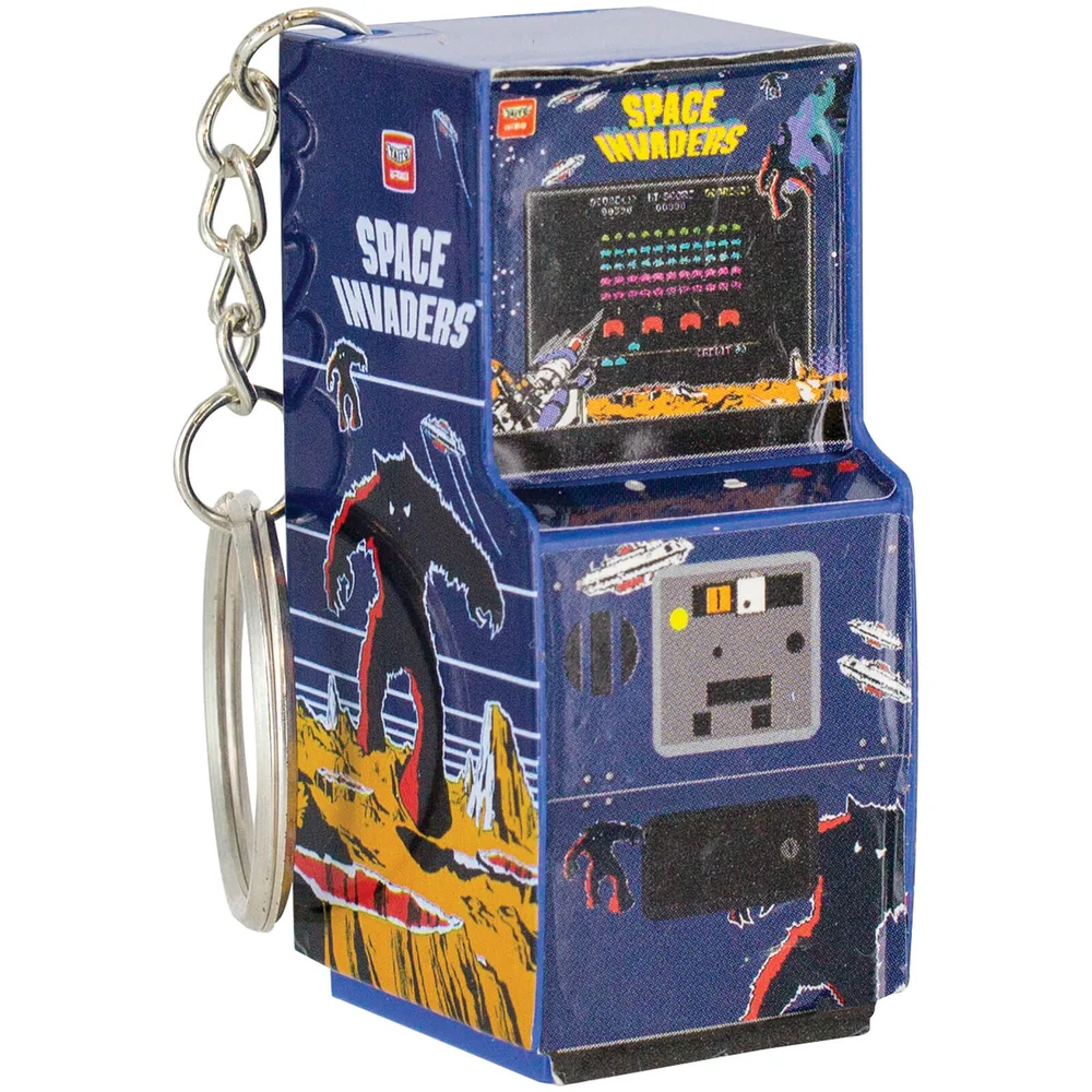 Space Invaders Arcade Keyring Image 1