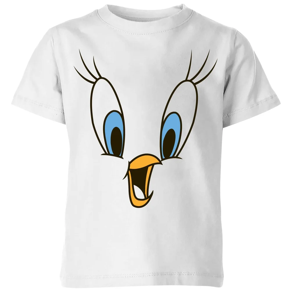 Looney Tunes Tweety Face Kids' T-Shirt - White - 3-4 Years Image 1