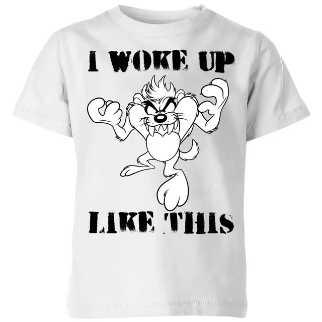 Looney Tunes I Woke Up Like This Kids' T-Shirt - White