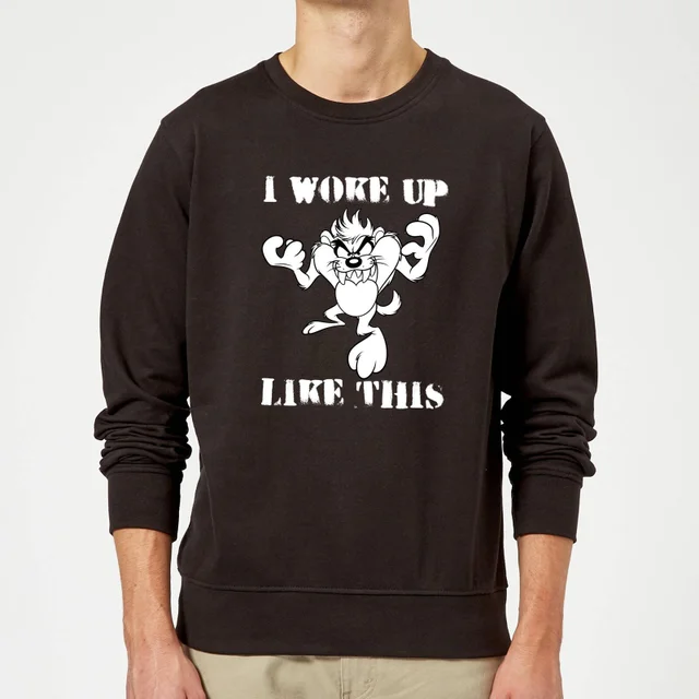 Looney Tunes I Woke Up Like This Sweatshirt - Black