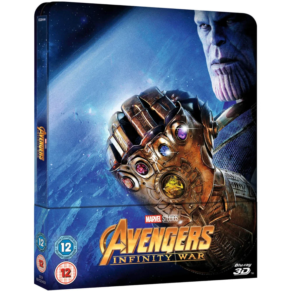 Avengers: Infinity War 3D (Includes 2D Version) - Zavvi Exclusive Limited Edition Steelbook Image 1