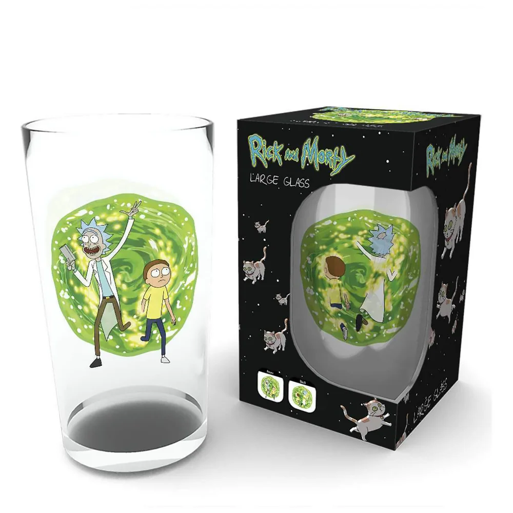 Rick and Morty Portal Large Glasses Image 1