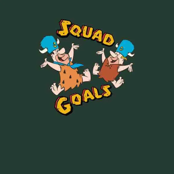 The Flintstones Squad Goals Men's T-Shirt - Forest Green