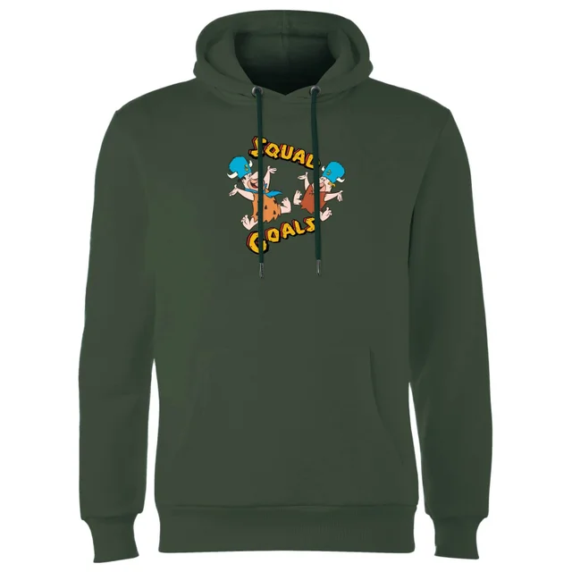 The Flintstones Squad Goals Hoodie - Forest Green