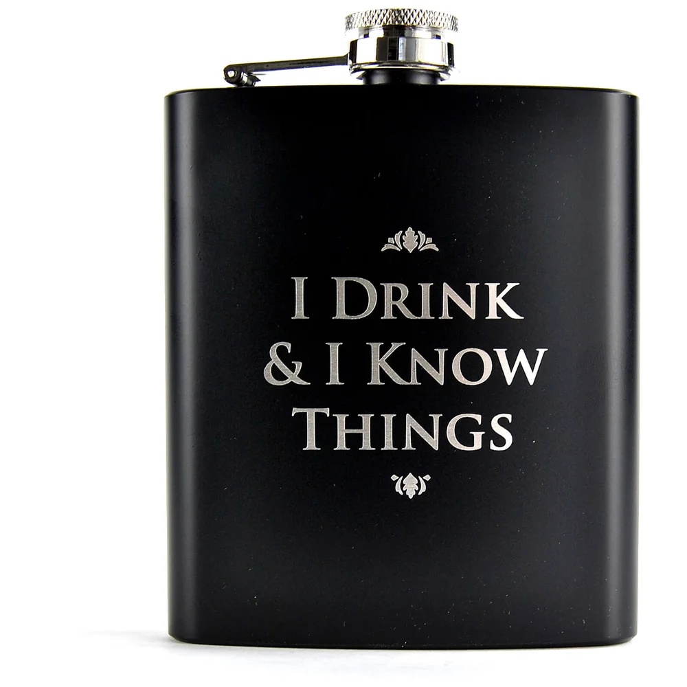 Game Of Thrones Hip Flask (I Drink And Know Things) Image 1