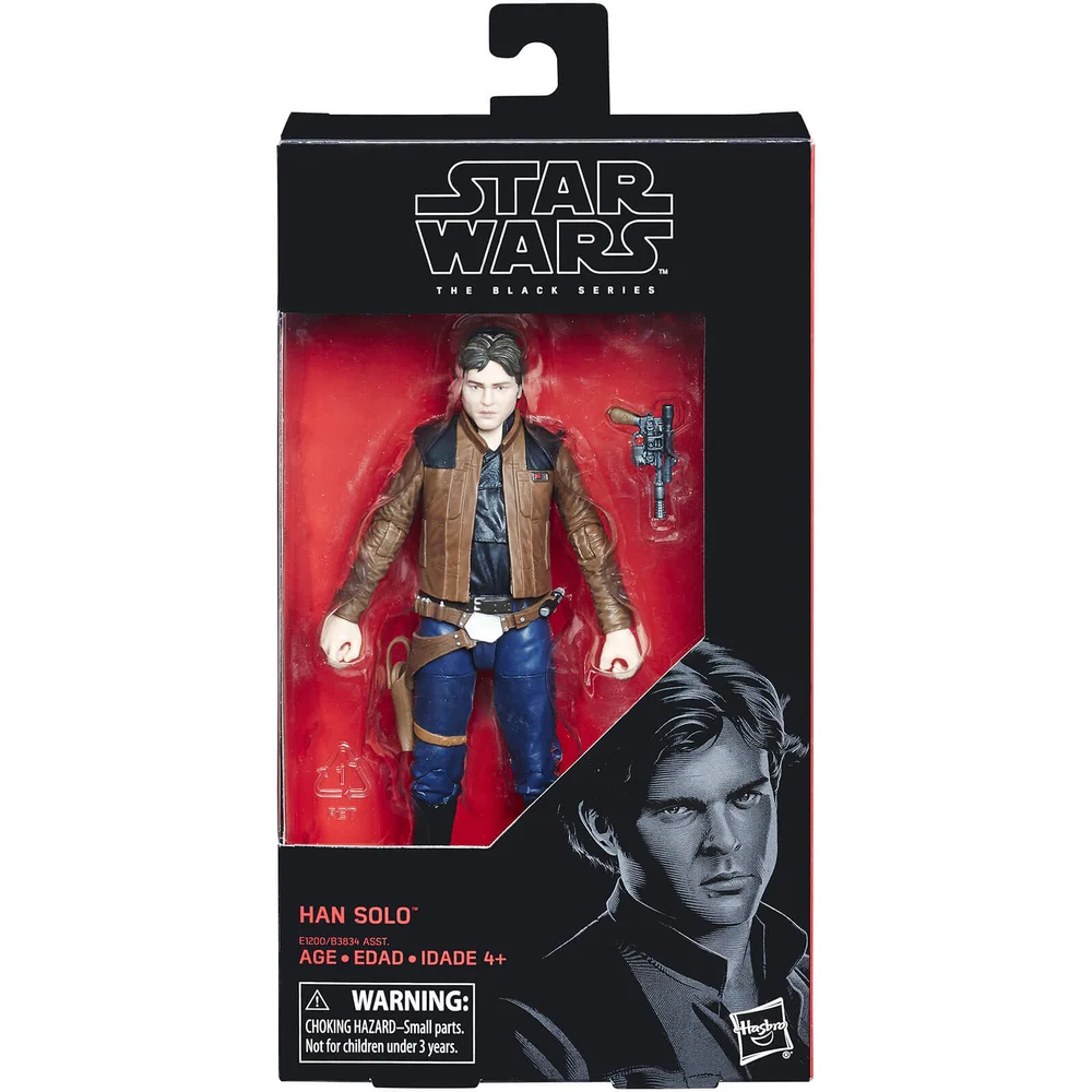 Hasbro Star Wars The Black Series Han Solo 6-Inch Figure Image 1