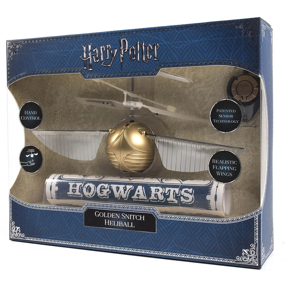 Harry Potter Golden Flying Snitch Heliball Image 1