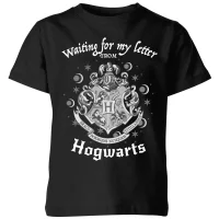 Harry Potter Waiting For My Letter From Hogwarts Kids' T-Shirt - Black - undefined undefined